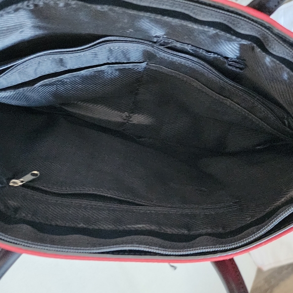 Vintage Kate Spade Striped Top Handle Bag - Picture 5 of 6